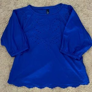 GAP eyelet blouse